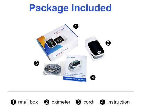 Image of Oled pulse oximeter display pulsioximetro - mamyfull