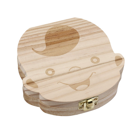 Image of Organizer for baby teeth, smiley face - mamyfull