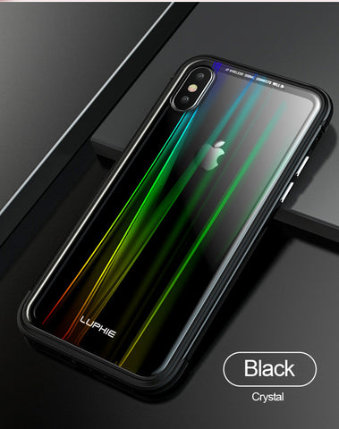 Image of Ultra-thin Metal Case light Phone Case for iPhone 7 8 Plus X XR XS - mamyfull