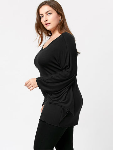 Image of Casual t-shirt Halloween Batwing - mamyfull