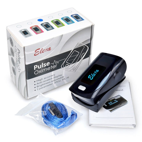 Image of Pulse Oximeter with finger pulse and alarm - mamyfull