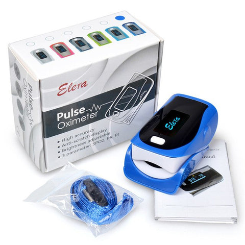 Image of Pulse Oximeter with finger pulse and alarm - mamyfull