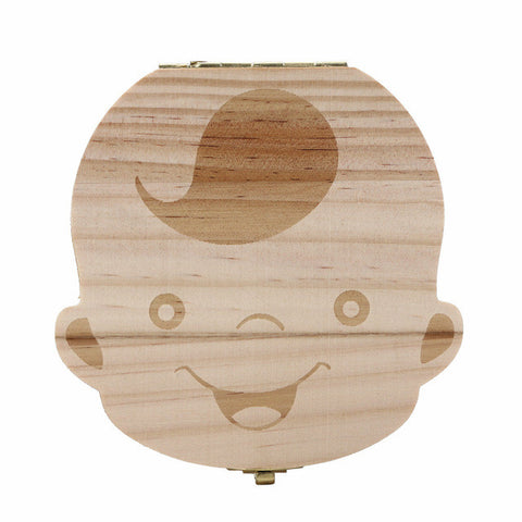 Image of Organizer for baby teeth, smiley face - mamyfull