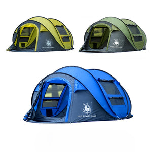 Folding tent for 3 or 4 people, quick opening system - mamyfull