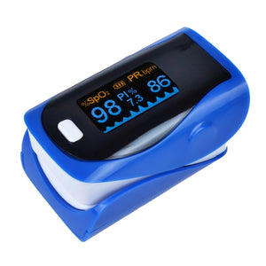 Pulse Oximeter with finger pulse and alarm