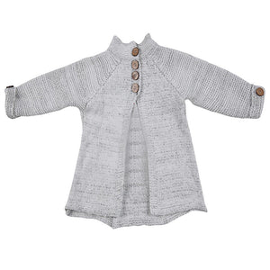 Girls Sweater Toddler Kids Baby Girls Outfit Clothes Button Knitted Sweater Cardigan Coat Tops drop ship