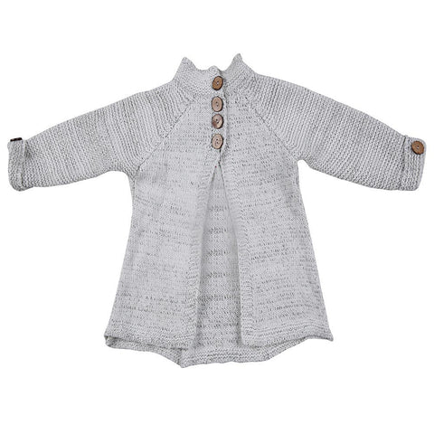 Image of Girls Sweater Toddler Kids Baby Girls Outfit Clothes Button Knitted Sweater Cardigan Coat Tops drop ship - mamyfull