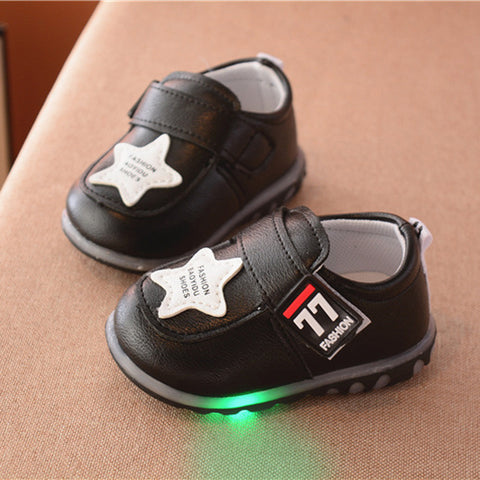 Image of 2018 Children Autumn Toddler Sport Running Baby Shoes Boys Girls Children Lighting Shoes Luminous Flasher Glowing Sneakers - mamyfull