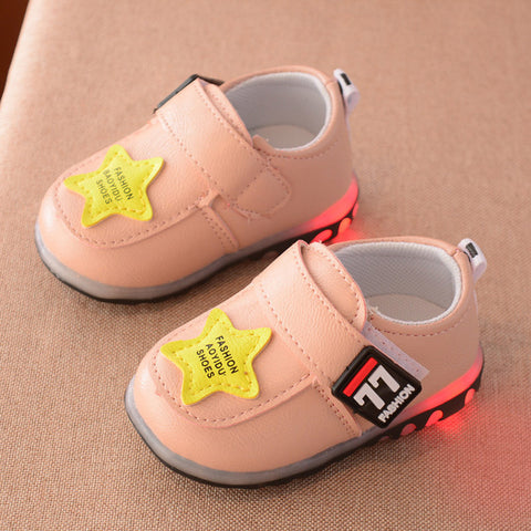 Image of 2018 Children Autumn Toddler Sport Running Baby Shoes Boys Girls Children Lighting Shoes Luminous Flasher Glowing Sneakers - mamyfull