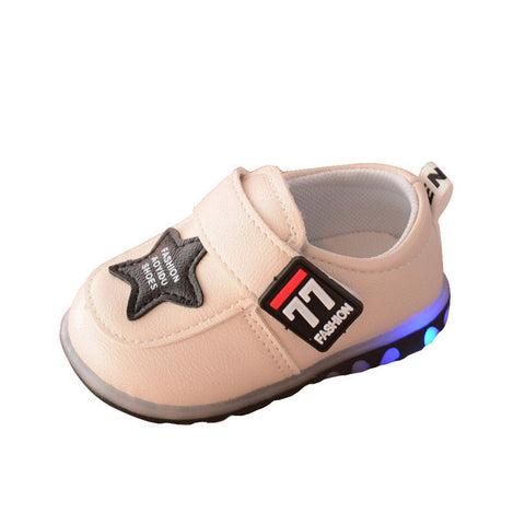 Image of 2018 Children Autumn Toddler Sport Running Baby Shoes Boys Girls Children Lighting Shoes Luminous Flasher Glowing Sneakers - mamyfull