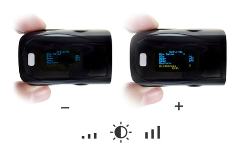 Image of Pulse Oximeter with finger pulse and alarm - mamyfull