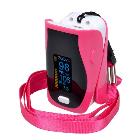 Image of Pulse Oximeter with finger pulse and alarm - mamyfull