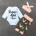 Image of Kid Xmas Newborn Baby Girl Romper Bodysuit+Pants Hairband Clothes Outfits Set - mamyfull