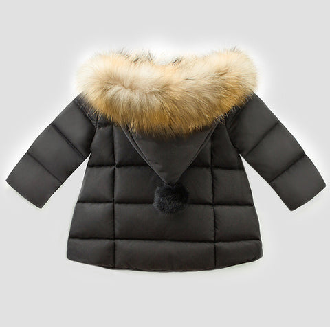 Image of Baby Girls Boys Kids Jacket Coat Autumn Winter Warm Children Clothes - mamyfull