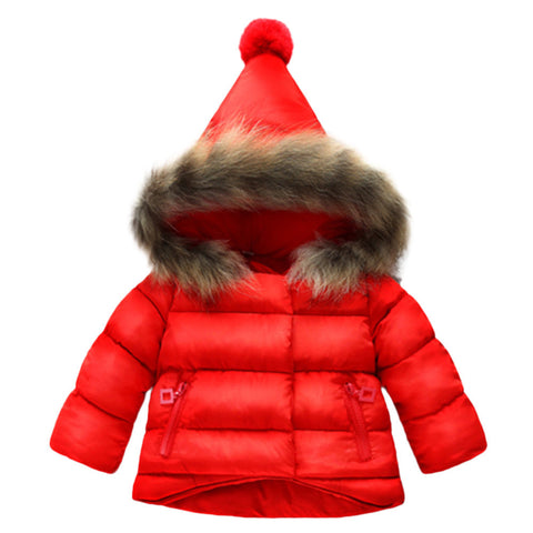 Image of Baby Girls Boys Kids Jacket Coat Autumn Winter Warm Children Clothes - mamyfull