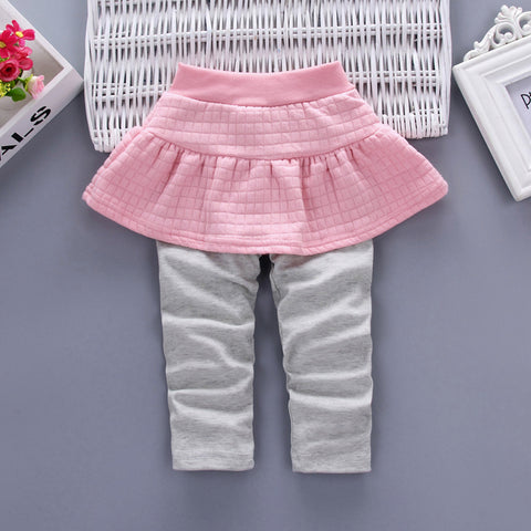 Image of 2Pcs Infant Toddler Baby Girls Rabbit Print Tops Coat+Pants Outfits Clothes Set - mamyfull