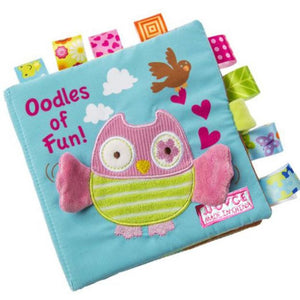 Animals Owl Soft Cloth Baby Intelligence Development Learn Picture Cognize Book - mamyfull