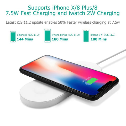 Image of Wireless charger for smartphone, Iwatch, Iphone, samsung and many more devices - mamyfull