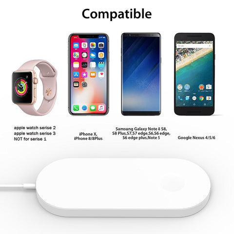 Image of Wireless charger for smartphone, Iwatch, Iphone, samsung and many more devices - mamyfull