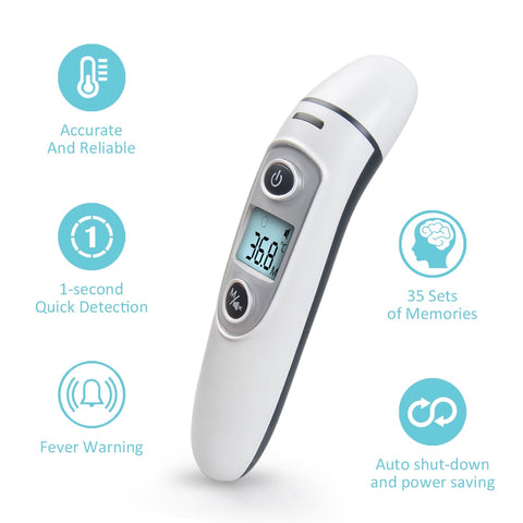 Image of Infrared baby thermometer with led - mamyfull