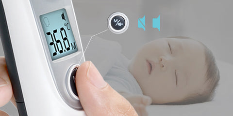 Image of Infrared baby thermometer with led - mamyfull