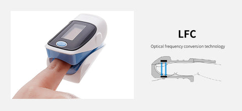 Image of pulse Oximeter Blood Oxygen Saturation, Digital Fingertip - mamyfull