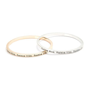 Positive Mind & Vibe Bangle - mamyfull