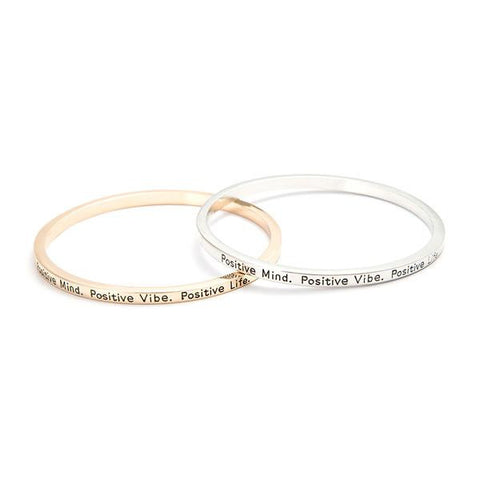 Image of Positive Mind & Vibe Bangle - mamyfull