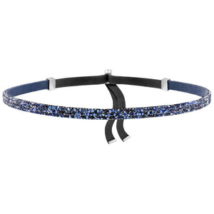 Made with Swarovski Crystal Choker Necklace - Blue - mamyfull