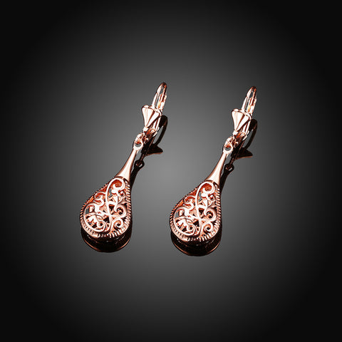 Image of 18K Rose Gold Bohemian Drop Earring - mamyfull