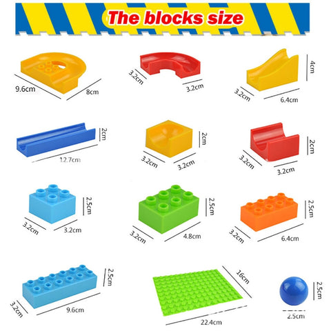 Image of Building with slides made of blocks - mamyfull