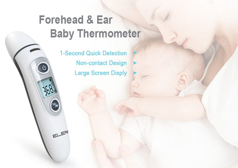 Image of Infrared baby thermometer with led - mamyfull