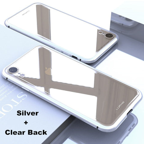 Image of Magnetic Adsorption Flip Phone Case for iPhone Xs Max XR , iphone x 6 6s 7 8 plus - mamyfull