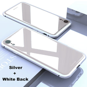 Magnetic Adsorption Flip Phone Case for iPhone Xs Max XR , iphone x 6 6s 7 8 plus