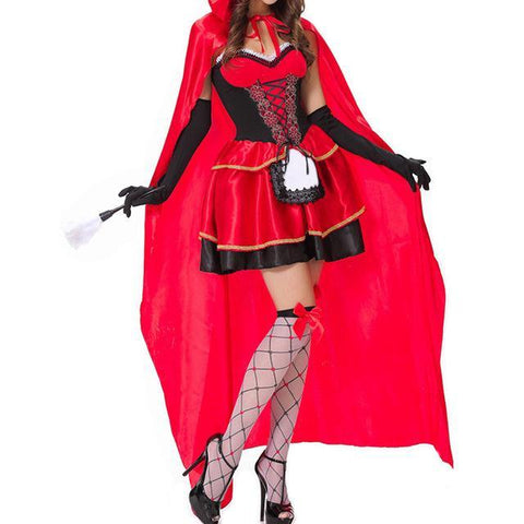 Image of Dress Little Red Riding Hood for Halloween - mamyfull