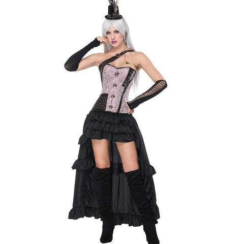 Image of Woman dress for Halloween with corset - mamyfull