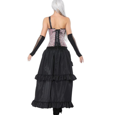 Image of Woman dress for Halloween with corset - mamyfull