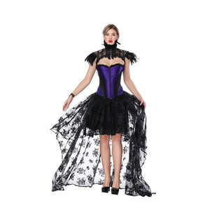 Woman dress for Hallowen with corset - mamyfull