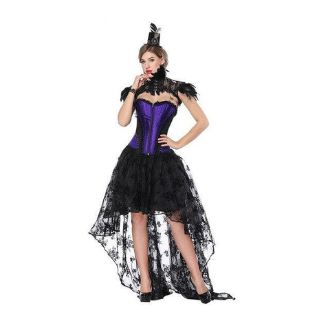 Image of Woman dress for Hallowen with corset - mamyfull